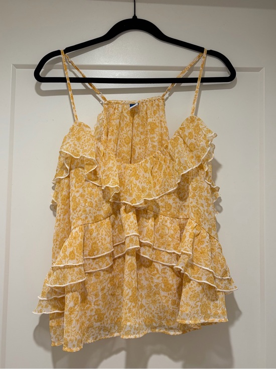 Old Navy Tops - Strappy Ruffled Chiffon Top